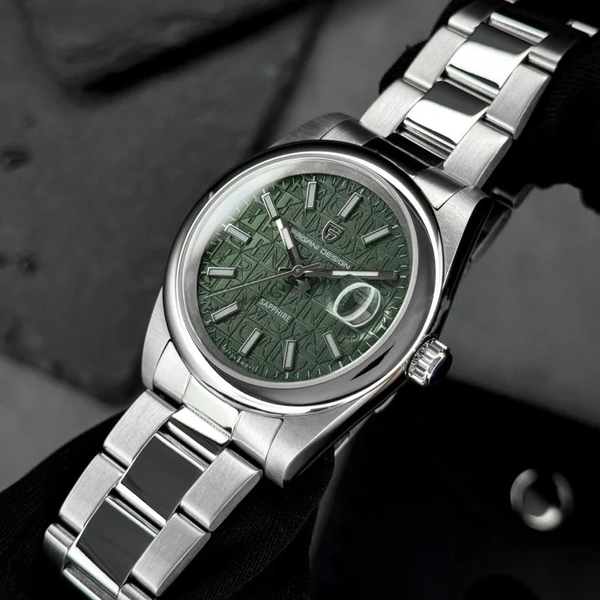 Чоловічий годинник Pagani Design PD-1794M Silver-Green 1138-0259 фото