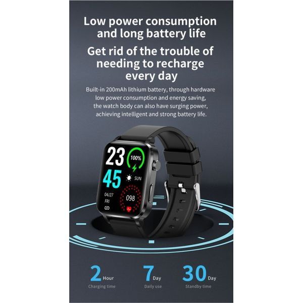 Смарт-часы Smart F100 (Black) 1184 фото