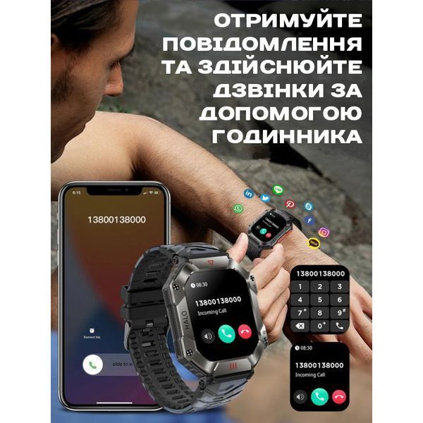 Смарт-часы Smart Racer K+ Steel Compass 1714 фото