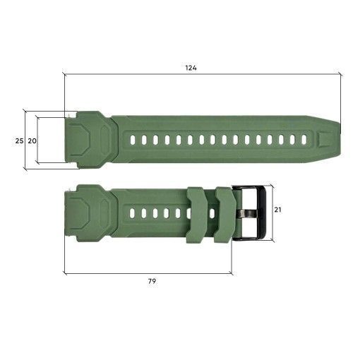 Ремінець для смарт-годинника Modfit Warrior (Army Green) 1051-0762 фото