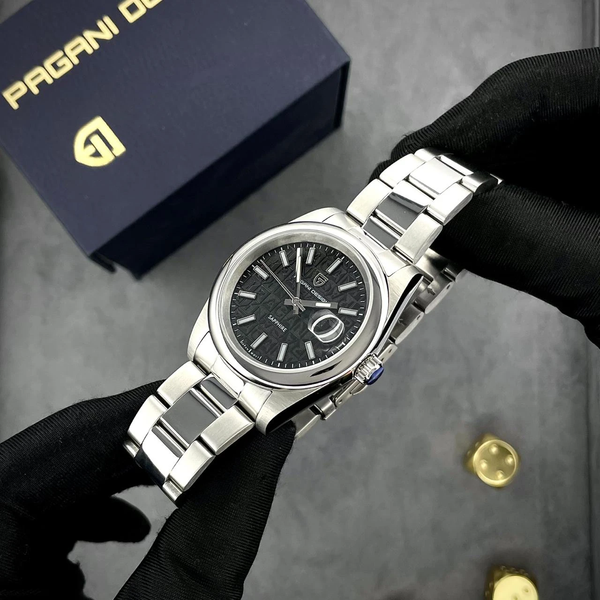 Чоловічий годинник Pagani Design PD-1794M Silver-Black 1138-0242 фото
