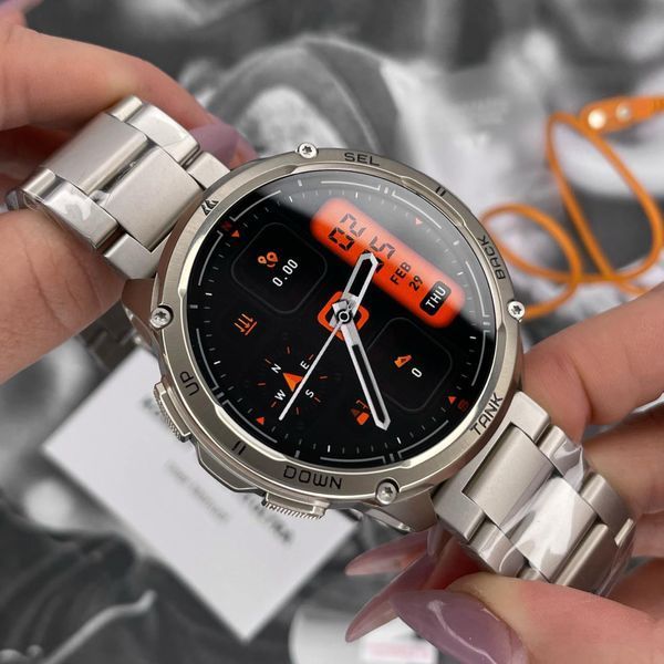Смарт годинник KOSPET TANK T3 ULTRA Special Edition (Silver) 1077-0314 фото