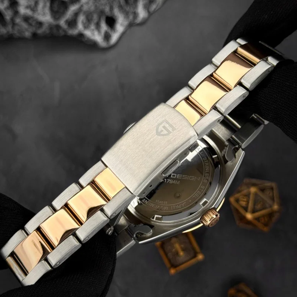 Чоловічий годинник Pagani Design PD-1794M Silver-Rose Gold-White 1138-0237 фото