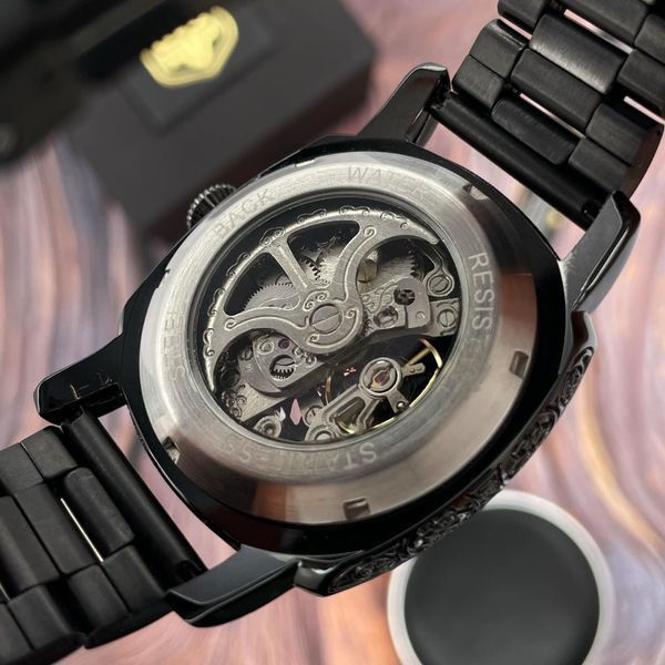 Часы AWARDER 021 "Де би не був не забуду Дім" (All Black Steel) 1202-0137 фото