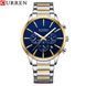 Годинник Curren 8435 (Silver-Gold-Blue) 1008-0373 фото 1