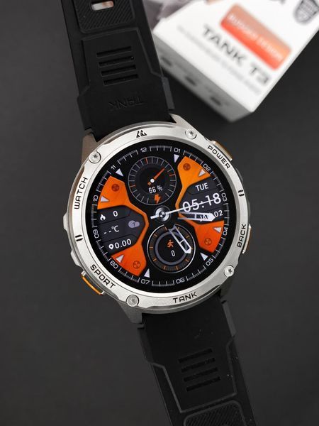 Смарт годинник Kospet TANK T3 (Silver) 1077-0294 фото