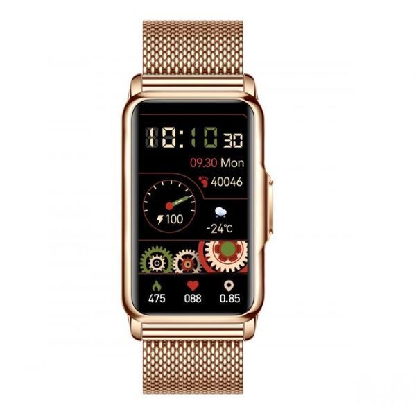 Смарт часы Smart Mioband Nano+ Gold 1634 фото