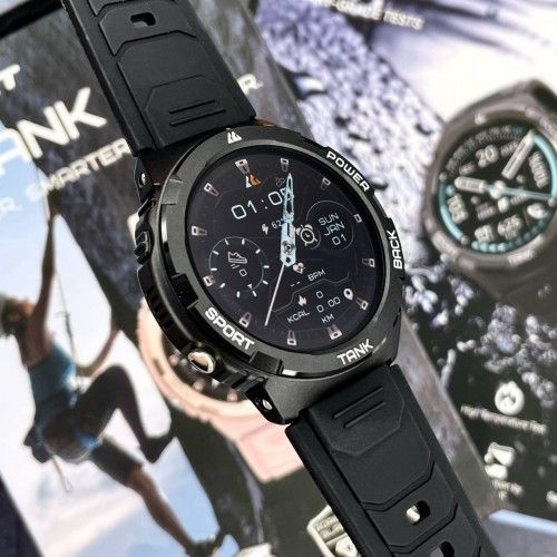 Смарт-годинник Kospet Tank S1 (Black) 1077-0244 фото