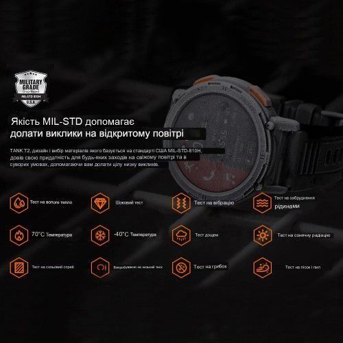 Смарт-часы Kospet Tank T2 (Silver) 1077-0237 фото