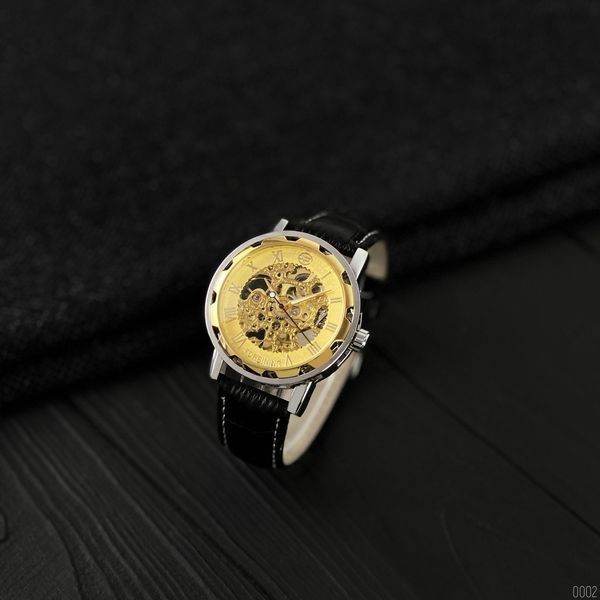 Годинник Forsining 8008 (Black-Silver-Gold) 1059-0002 фото