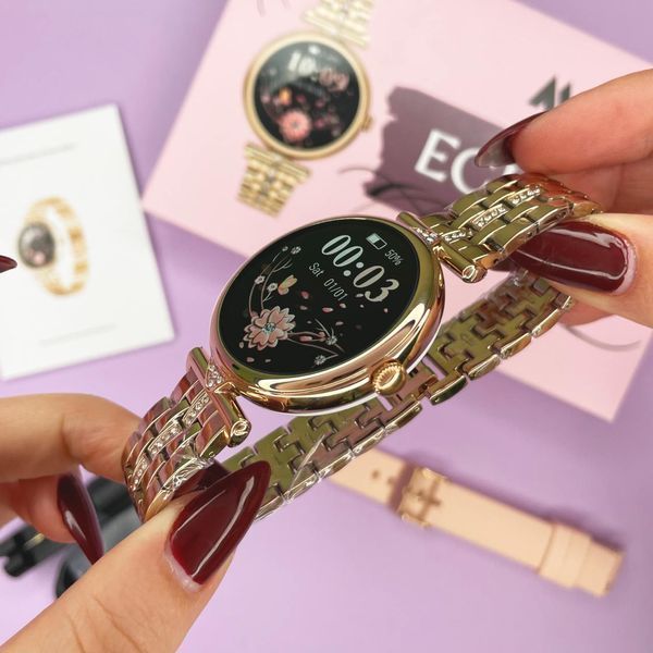 Смарт-годинник Modfit Eclipse Gold Steel (Два ремінці) 1077-0319 фото