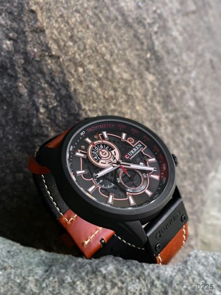 Годинник Curren 8380 (Black-Brown) 1008-0225 фото