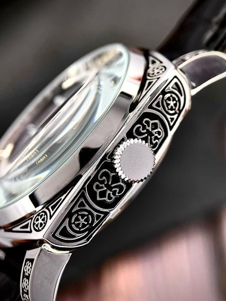 Годинник AWARDER 021 "Де би не був не забуду Дім" (Silver-Black) 1202-0139 фото