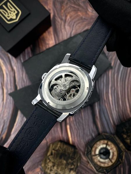 Годинник AWARDER 021 "Де би не був не забуду Дім" (Silver-Black) 1202-0139 фото