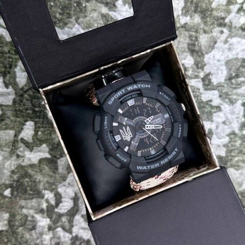 Часы тактические Patriot 005 (0401) Трезубец серебро 1201-0401 фото