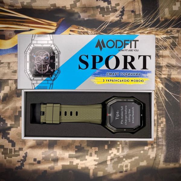 Смарт-годинник Modfit Shockwave (Army Green) 1077-0214 фото