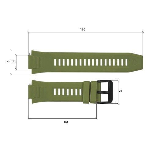 Ремінець для смарт-годинника Modfit Armor (Army Green) 1051-0706 фото