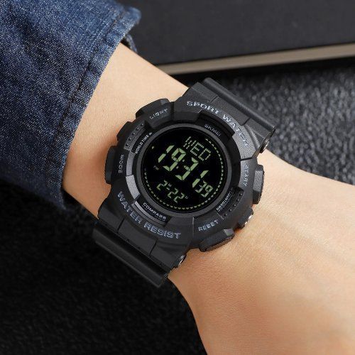 Годинник Skmei 2077 (Black) Compass 1080-2035 фото