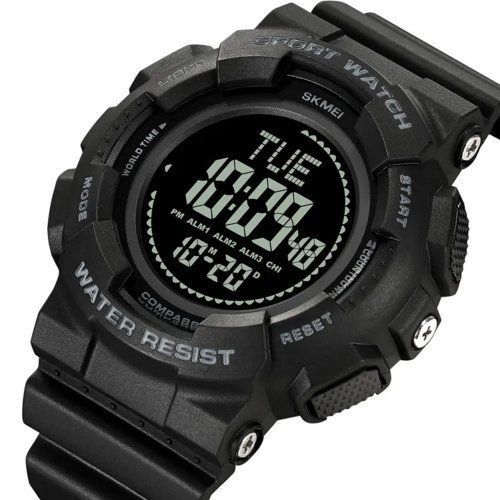 Годинник Skmei 2077 (Black) Compass 1080-2035 фото