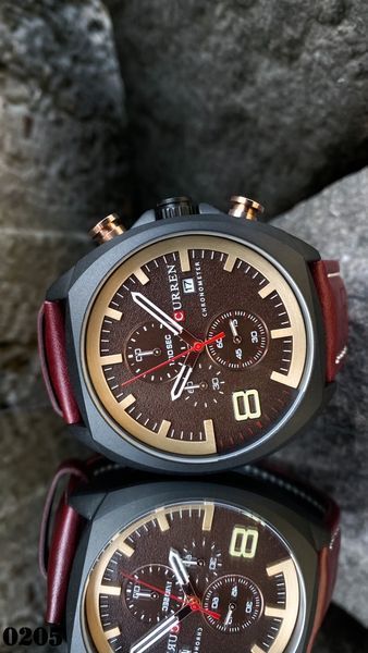 Часы Curren 8324 (Brown-Black-Gold) 1008-0205 фото