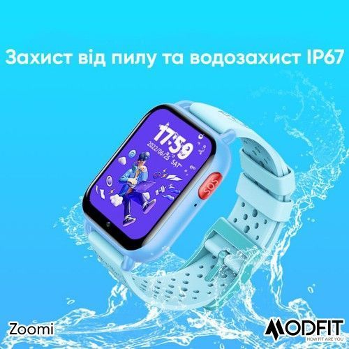 Смарт-годинник дитячий Modfit Zoomi (Pink) 1077-0255 фото