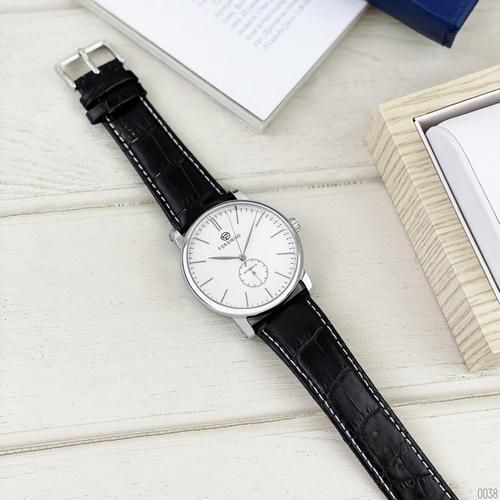 Годинник Forsining 8214 (Silver-White-Black) 1059-0038 фото