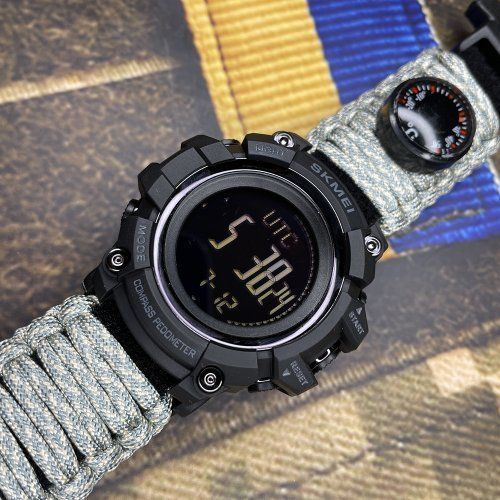 Годинник тактичний Skmei 1356 Tactic Compass (ACU)  1080-2088 фото