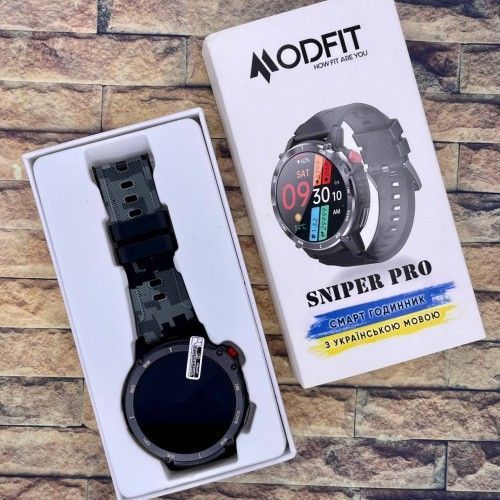 Смарт-годинник Modfit Sniper Pro (All Black) 1077-0218 фото