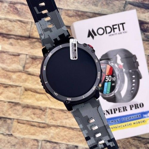 Смарт-годинник Modfit Sniper Pro (All Black) 1077-0218 фото