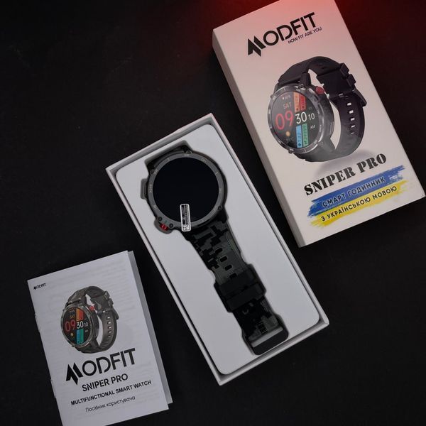 Смарт-годинник Modfit Sniper Pro (All Black) 1077-0218 фото