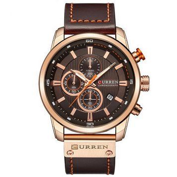Годинник Curren 8291 (Cuprum-Brown) 1008-0186 фото