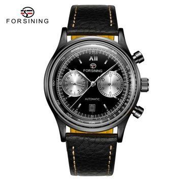 Годинник Forsining 6921 (All Black) 1059-0158 фото
