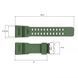 Ремінець для годинника Skmei 1283/ 1277/ 1384 (Army Green) 1051-0528 фото 3