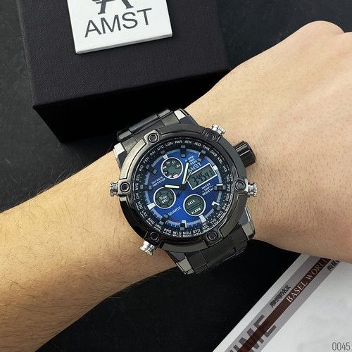 Годинник AMST 3022 (Metall Black-Blue) 1094-0045 фото