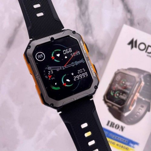 Смарт-годинник Modfit Iron (Black-Orange) 1077-0220 фото