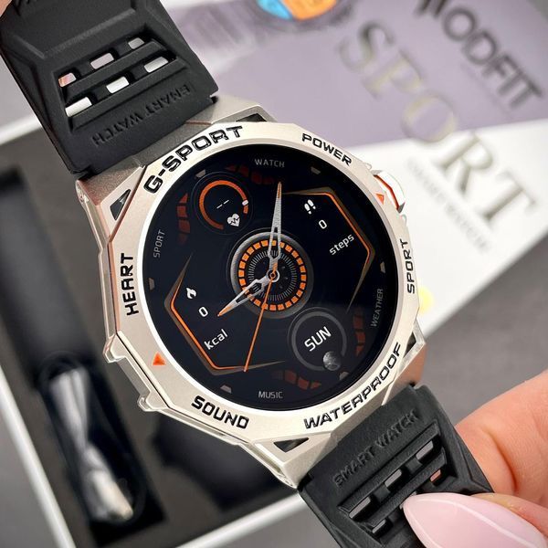 Смарт часы Modfit Endurance (Silver-Black) 1077-0302 фото