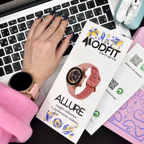 Смарт-часы Modfit Allure (Gold-Pink) 1077-0283 фото