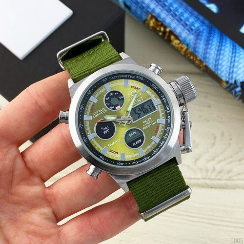 Годинник AMST 3003 (Silver-Green Green) 1094-0005 фото