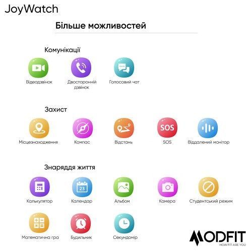 Смарт-часы детские Modfit JoyWatch (Blue) 1077-0265 фото