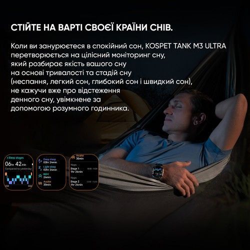 Смарт часы Kospet TANK M3 ULTRA (Silver) 1077-0292 фото
