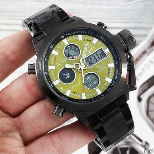 Часы AMST 3003M (Black-Green) 1094-0069 фото