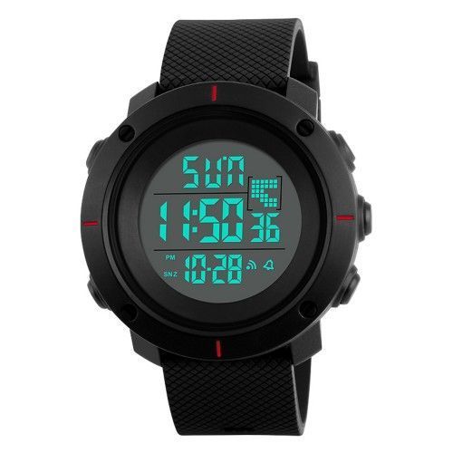 Годинник Skmei 1213 (Black-Red) 1080-0129 фото